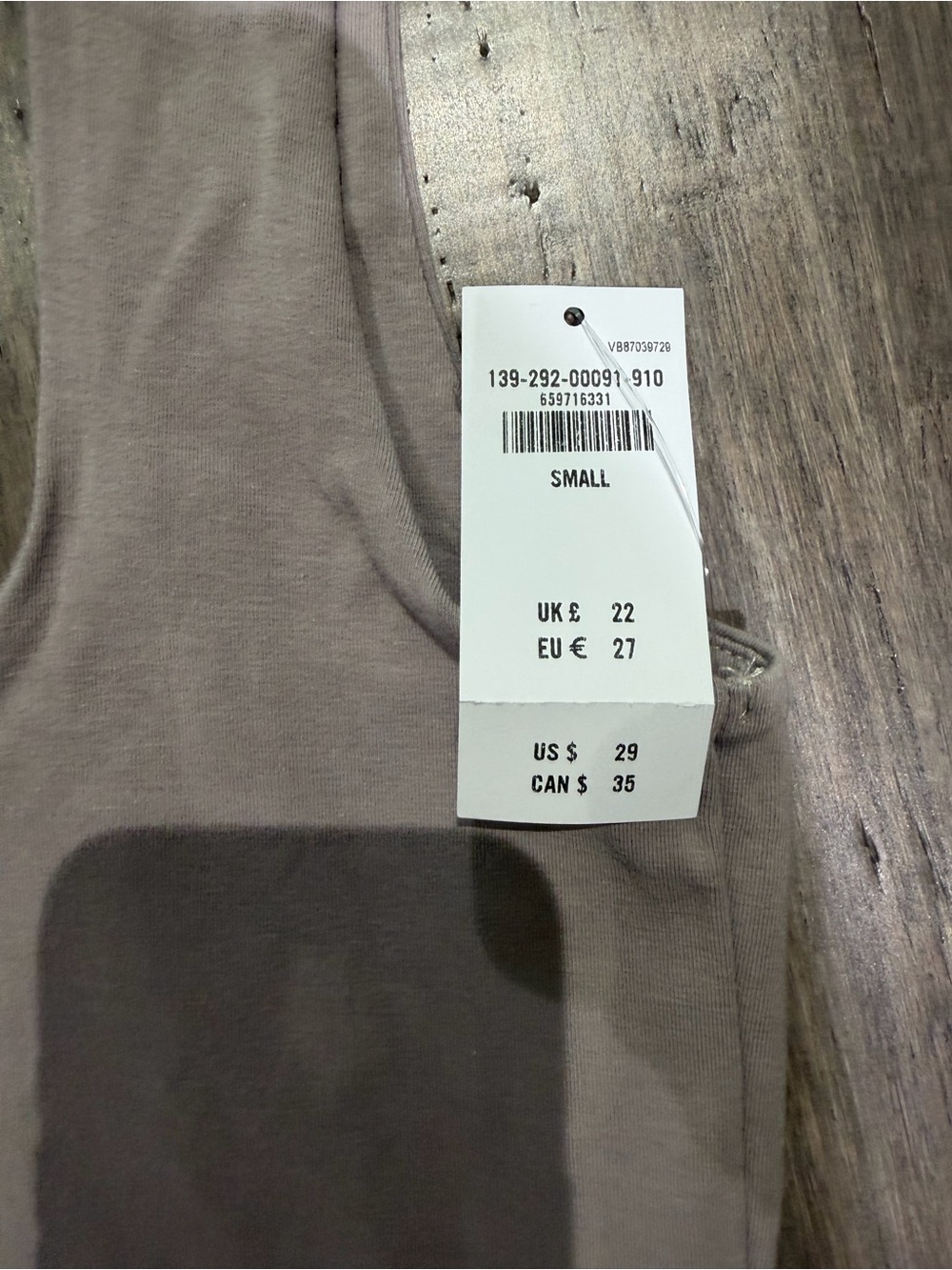 Abercrombie & Fitch Light Mauve Square-Neck Tank - Picture 2 of 3